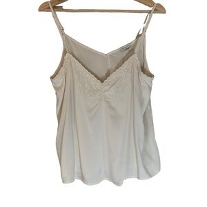 American Eagle Off White Womens Camisole Size Large
